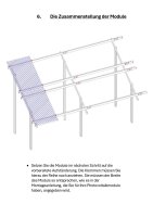 Photovoltaik PV Freiland - Aufständerung - Unterkonstruktion - Montagesystem  2 Vertikal 16