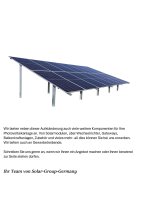 Photovoltaik PV Freiland - Aufständerung - Unterkonstruktion - Montagesystem  3 Horizontal 6