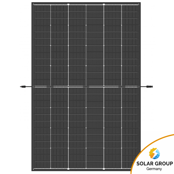 Trina Vertex S+ N-Type Dual Glass 440W - Triple-Cut 1500V (Clear Black)