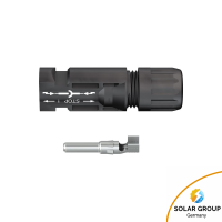 Stäubli Kupplungsstecker MC4 I 4,0-6,0 mm², Kabel-Ø 5 bis 6 mm