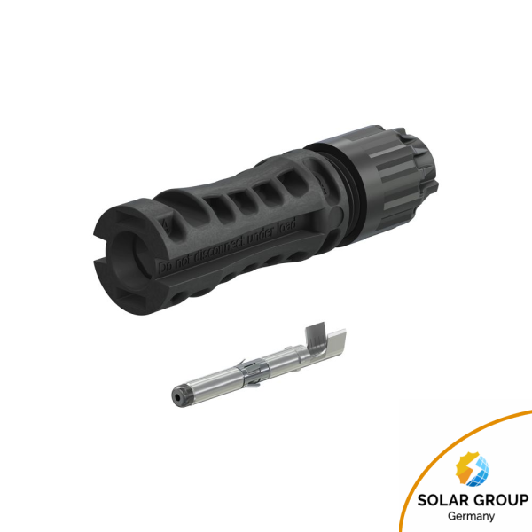 Stäubli Kupplungsstecker MC4-Evo 2 I 4,0-6,0 mm², Kabel-Ø 4,7 bis 6,4 mm