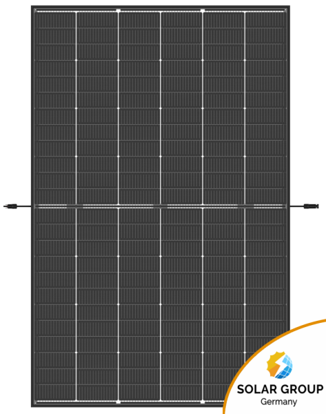 Trina Vertex S+ N-Type Dual Glass 445W - Triple-Cut 1500V (Clear Black)