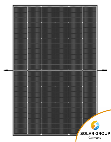 Trina Vertex S+ N-Type Dual Glass 455W - Triple-Cut 1500V (schwarzer Rahmen)