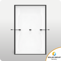 450W Trina Vertex S+ Glas Glas Solarmodul BLACK FRAME