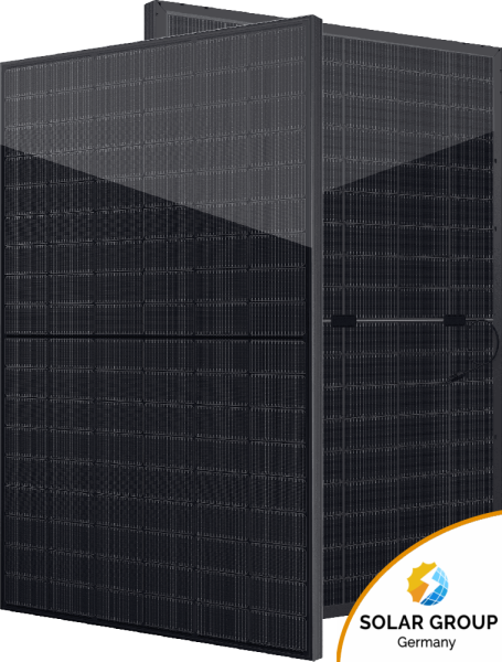 Denim N-Typ 440W All Black Glas-Glas Bifaziales PV Modul