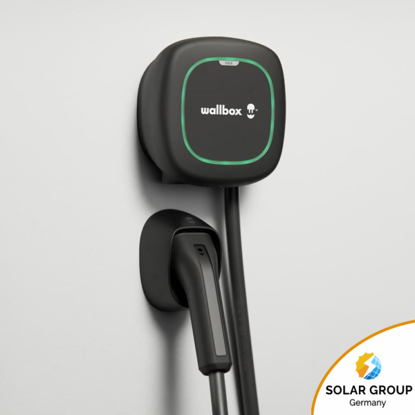 Wallbox Pulsar Max (22kW / 7 meter / Typ 2 / Schwarz)
