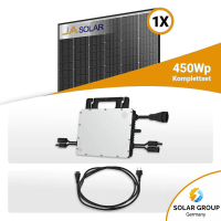 450W Balkonkraftwerk - 1x JaSolar 450W Black Frame...