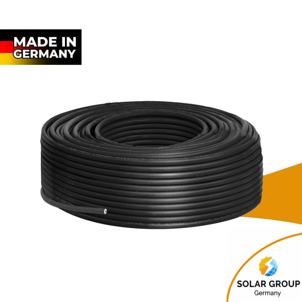 KBE Solarkabel H1Z2Z2-K, 6mm² schwarz - 100m Rolle