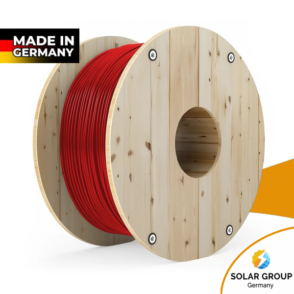 KBE Solarkabel H1Z2Z2-K, 6mm² rot 500 m Rolle