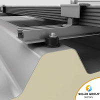 K2 BasicRail 5.95 m - Schrägdach Trapezblech - 2004279