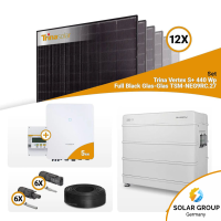 PV Komplettset 5 kWp – 12x Trina 440W Full Black...