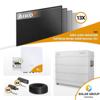 PV Komplettset 6 kWp – 13x Aiko 460W Full Black...