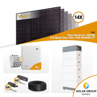 PV Komplettset 6 kWp – 14x Trina 440W Full Black...