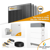 PV Komplettset 6 kWp – 14x Trina 455W Black Frame & SMA STP6.0-3SE-40 mit Speicheroption