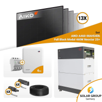 PV Komplettset 6 kWp – 13x Aiko 460W Full Black & SMA STP6.0-3SE-40 mit Speicheroption