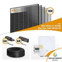 PV Komplettset 8 kWp – 18x Trina 455W Black Frame...
