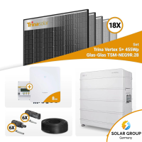 PV Komplettset 8 kWp – 18x Trina 455W Black Frame...