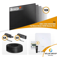 PV Komplettset 8 kWp – 18x Aiko 460W Full Black...