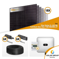 PV Komplettset 8 kWp – 18x Trina 440W Full Black...