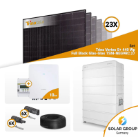 PV Komplettset 10 kWp – 23x Trina 440W Full Black...