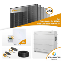 PV Komplettset 10 kWp – 22x Trina 455W Black Frame & Sungrow SH10.0RT mit Speicheroption
