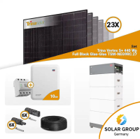 PV Komplettset 10 kWp – 23x Trina 440W Full Black...