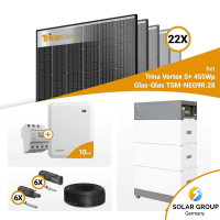PV Komplettset 10 kWp – 22x Trina 455W Black Frame...