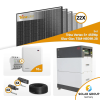 PV Komplettset 10 kWp – 22x Trina 455W Black Frame...
