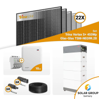 PV Komplettset 10 kWp – 22x Trina 455W Black Frame & SMA STP10.0-3SE-40 mit Speicheroption