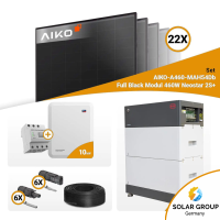 PV Komplettset 10 kWp – 22x Aiko 460W Full Black & SMA STP10.0-3SE-40 mit Speicheroption