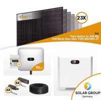 PV Komplettset 10 kWp – 23x Trina 440W Full Black...