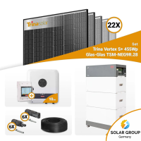 PV Komplettset 10 kWp – 22x Trina 455W Black Frame & Fronius SYMO-GEN24 10.0 mit Speicheroption