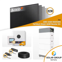 PV Komplettset 10 kWp – 22x Aiko 460W Full Black...