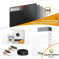 PV Komplettset 10 kWp – 22x Aiko 460W Full Black & Fronius SYMO-GEN24 10.0 mit Speicheroption