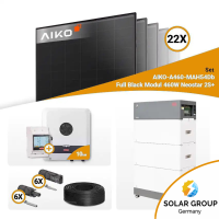 PV Komplettset 10 kWp – 22x Aiko 460W Full Black & Fronius SYMO-GEN24 10.0 mit Speicheroption