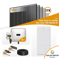 PV Komplettset 12 kWp – 27x Trina 455W Black Frame...