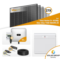 PV Komplettset 12 kWp – 27x Trina 455W Black Frame & Huawei SUN2000-12K-MB0 mit Speicheroption