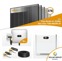 PV Komplettset 12 kWp – 27x Trina 455W Black Frame & Huawei SUN2000-12K-MB0 mit Speicheroption