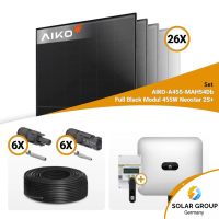 PV Komplettset 12 kWp – 26x Aiko 460W Full Black & Huawei SUN2000-12K-MB0 mit Speicheroption