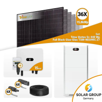 PV Komplettset 15 kWp – 36x Trina 440W Full Black...