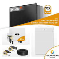 PV Komplettset 15 kWp – 36x Aiko 460W Full Black...