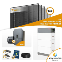 PV Komplettset 6 kWp – 14x Trina 455W Black Frame...