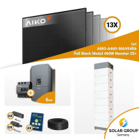 PV Komplettset 6 kWp – 13x Aiko 460W Full Black...