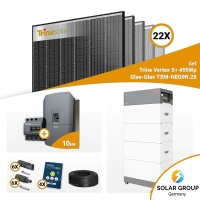 PV Komplettset 10 kWp – 22x Trina 455W Black Frame & Kostal G3 M Plenticore mit Speicheroption