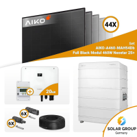 PV Komplettset 20 kWp – 44x Aiko 460W Full Black...