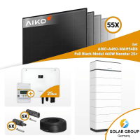 PV Komplettset 25 kWp –55x Aiko 460W Full Black...