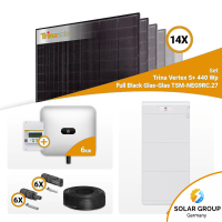 PV Komplettset 6 kWp – 14x Trina 440W Full Black...