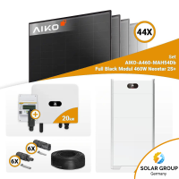 PV Komplettset 20 kWp – 44x Aiko 460W Full Black...