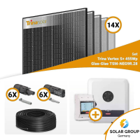 PV Komplettset 6 kWp – 14x Trina 455W Black Frame...