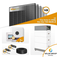 PV Komplettset 6 kWp – 14x Trina 455W Black Frame & Fronius SYMO-GEN24 6.0 mit Speicheroption